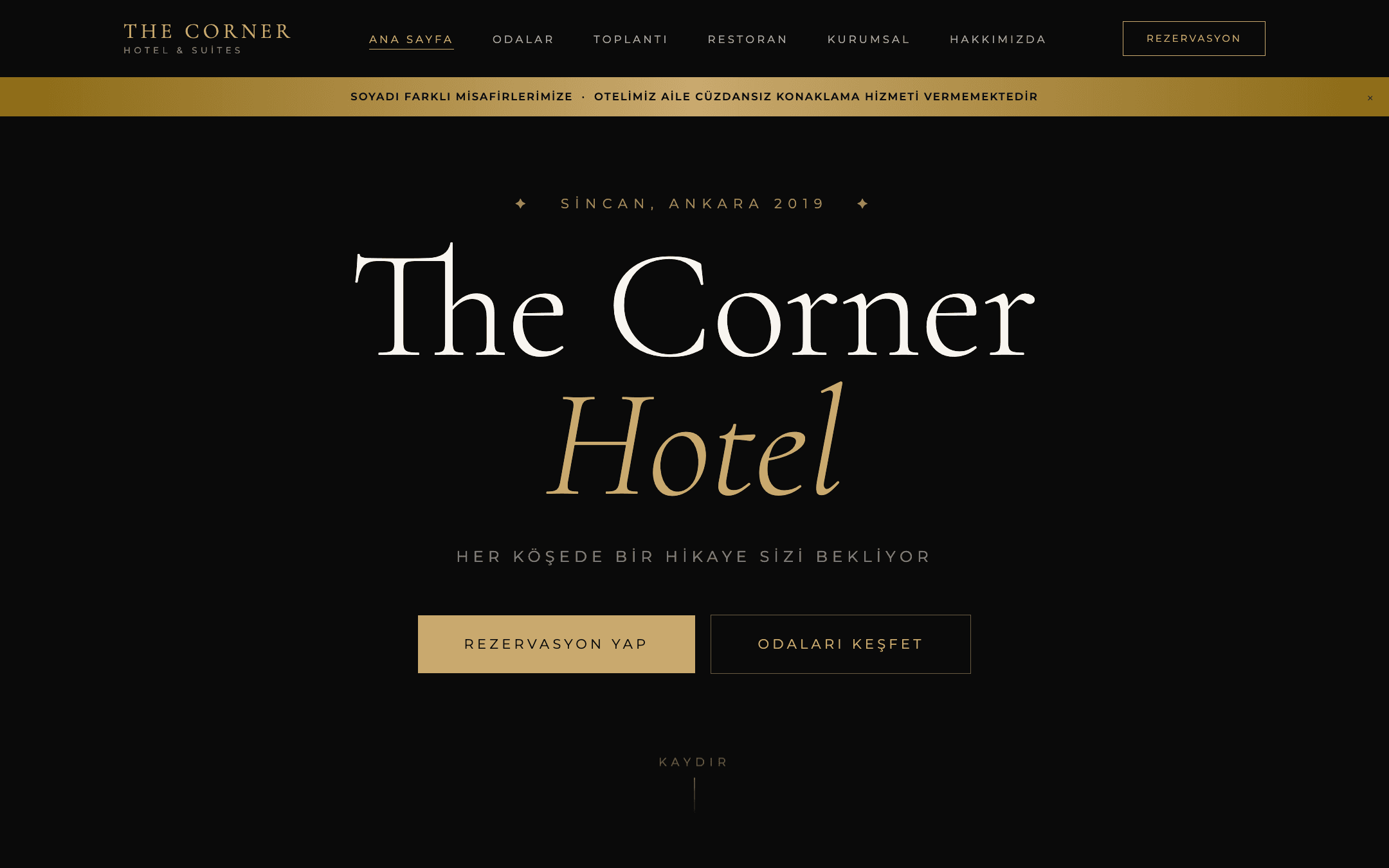 The Corner Hotel masaüstü görünümü