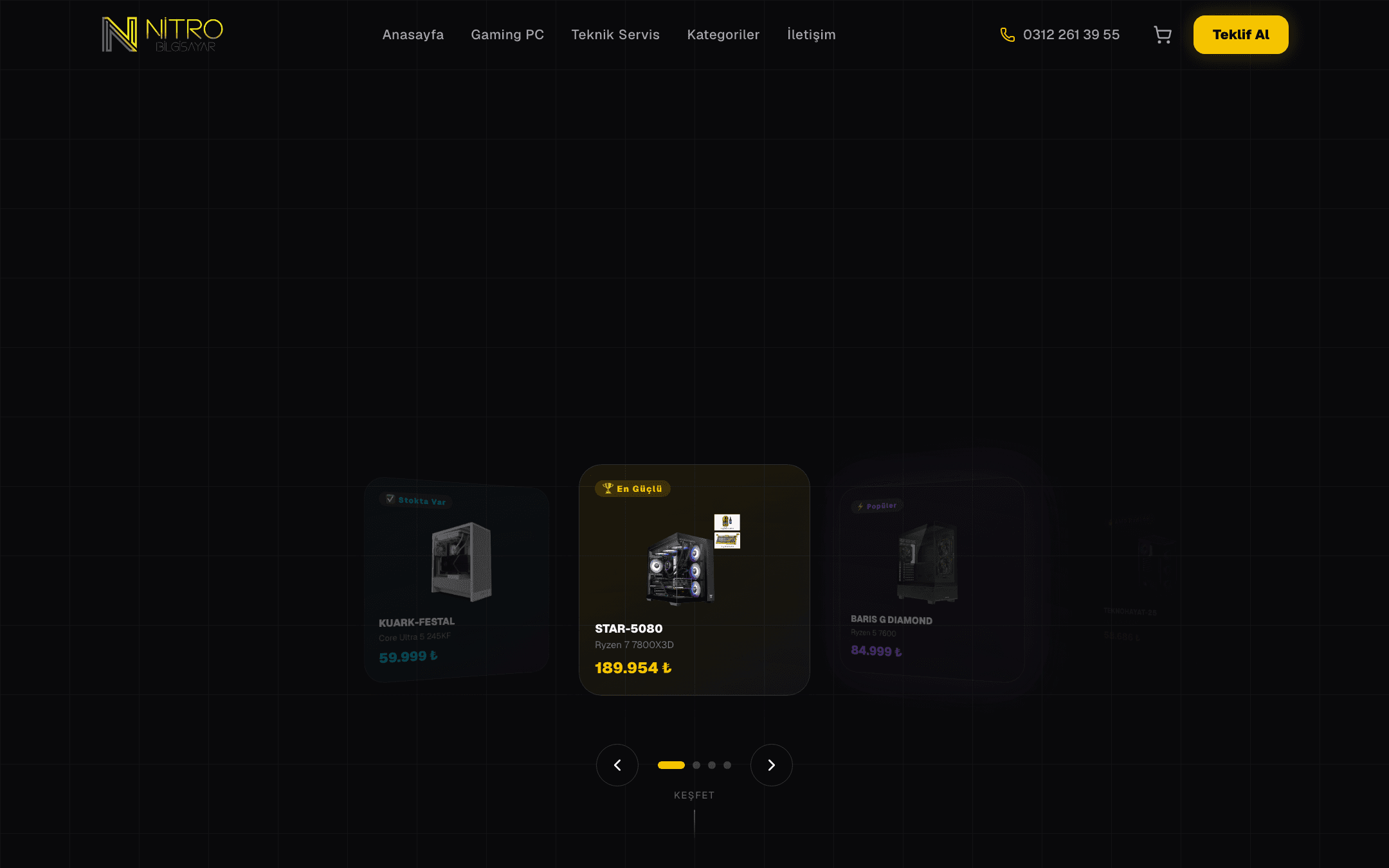 Nitro Bilgisayar — E-commerce & Tech
