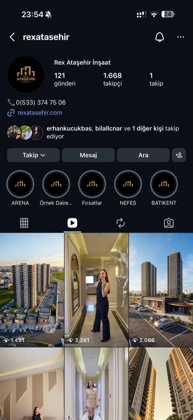 Rex Ataşehir İnşaat — @rexatasehir