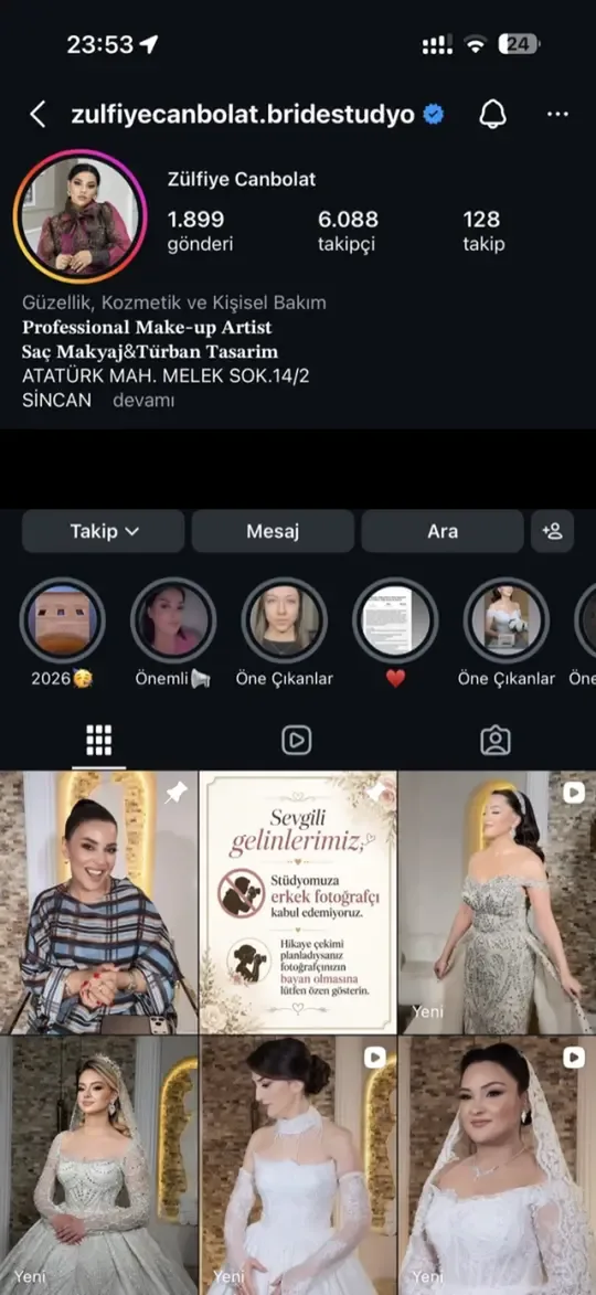 Zülfiye Canbolat Bride Studyo